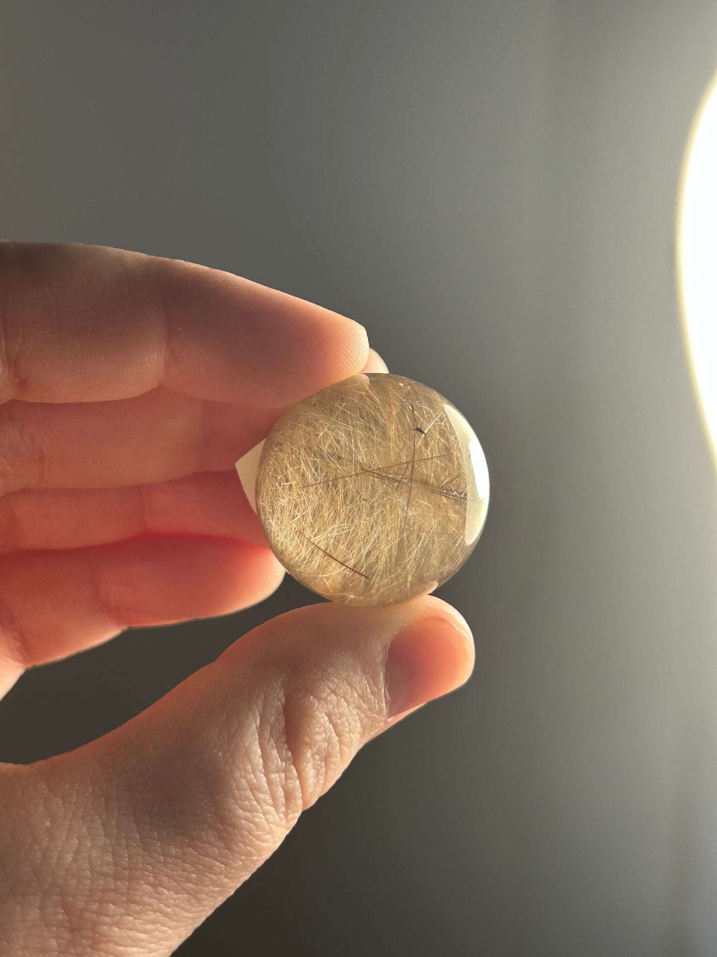 Golden Rutile Sphere