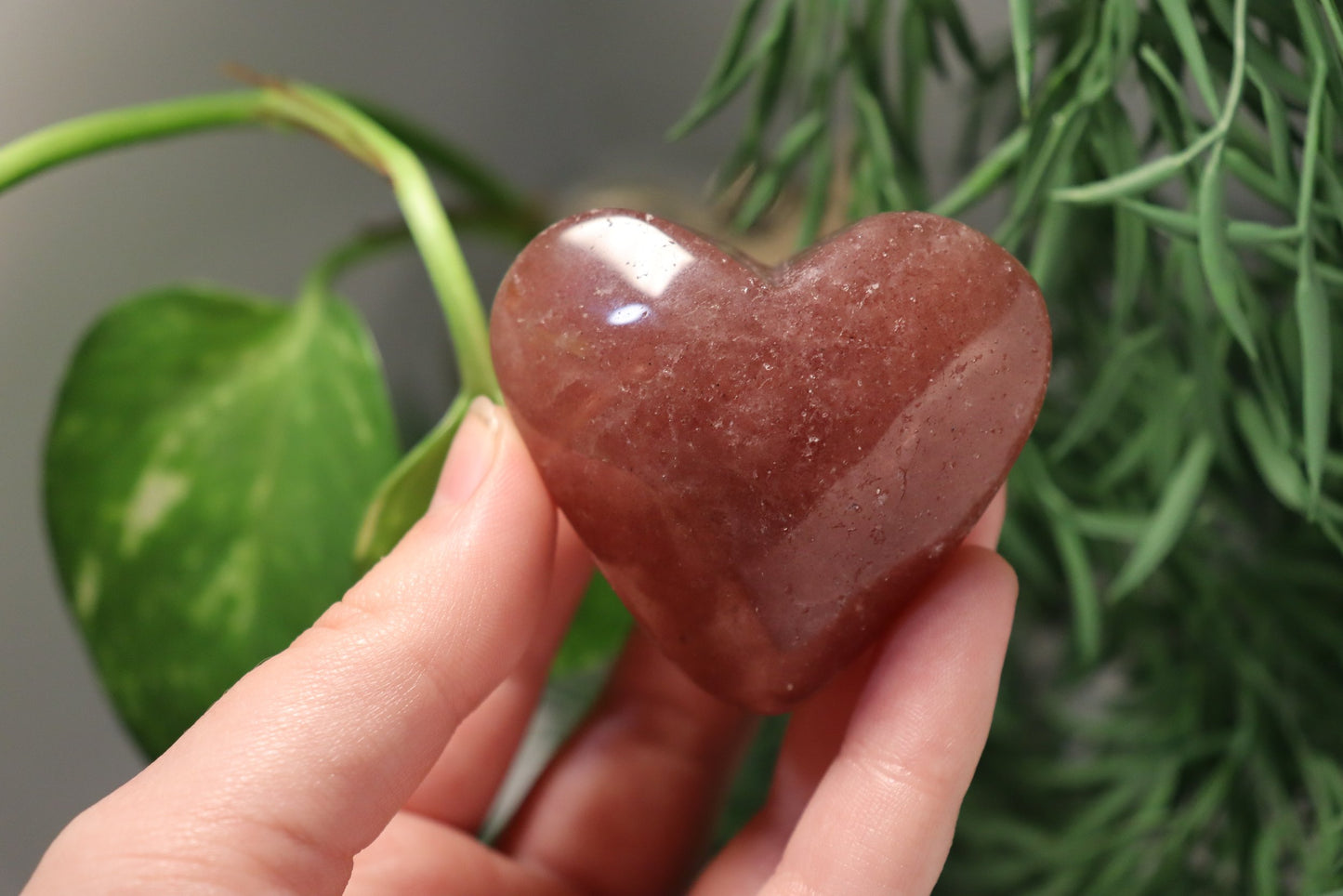 Strawberry Quartz Heart