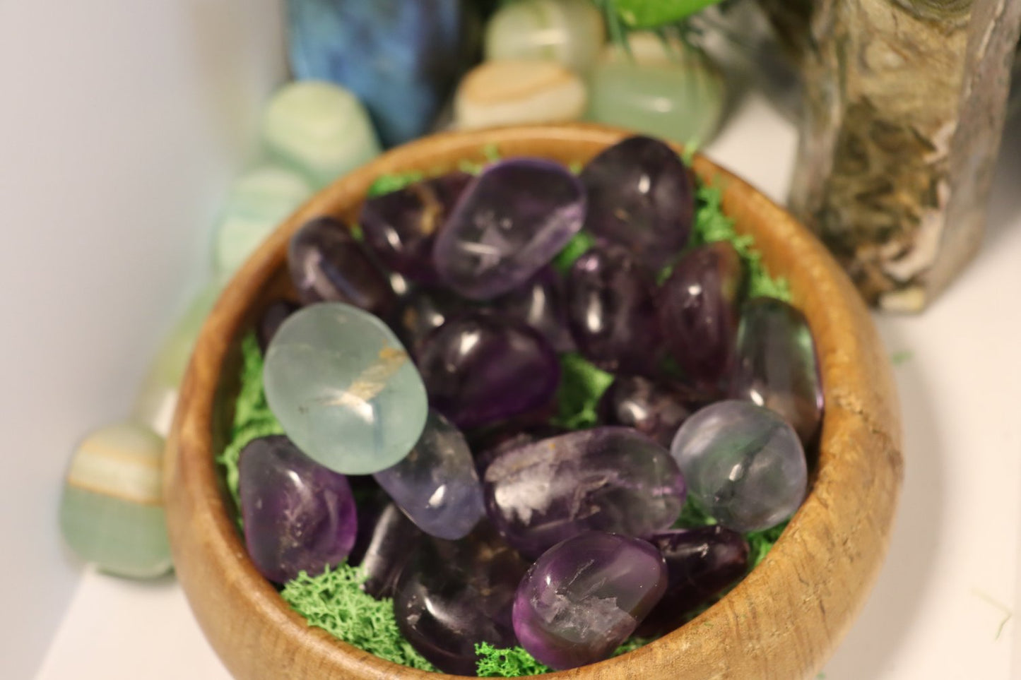 Fluorite Tumbles