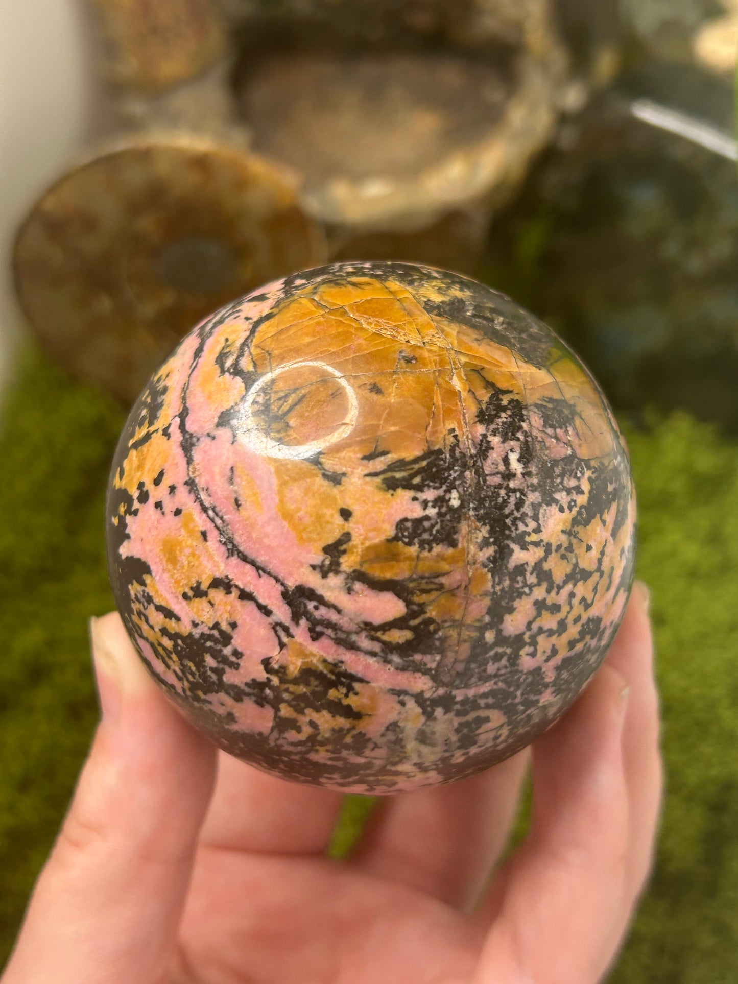 Rhodonite Sphere 2