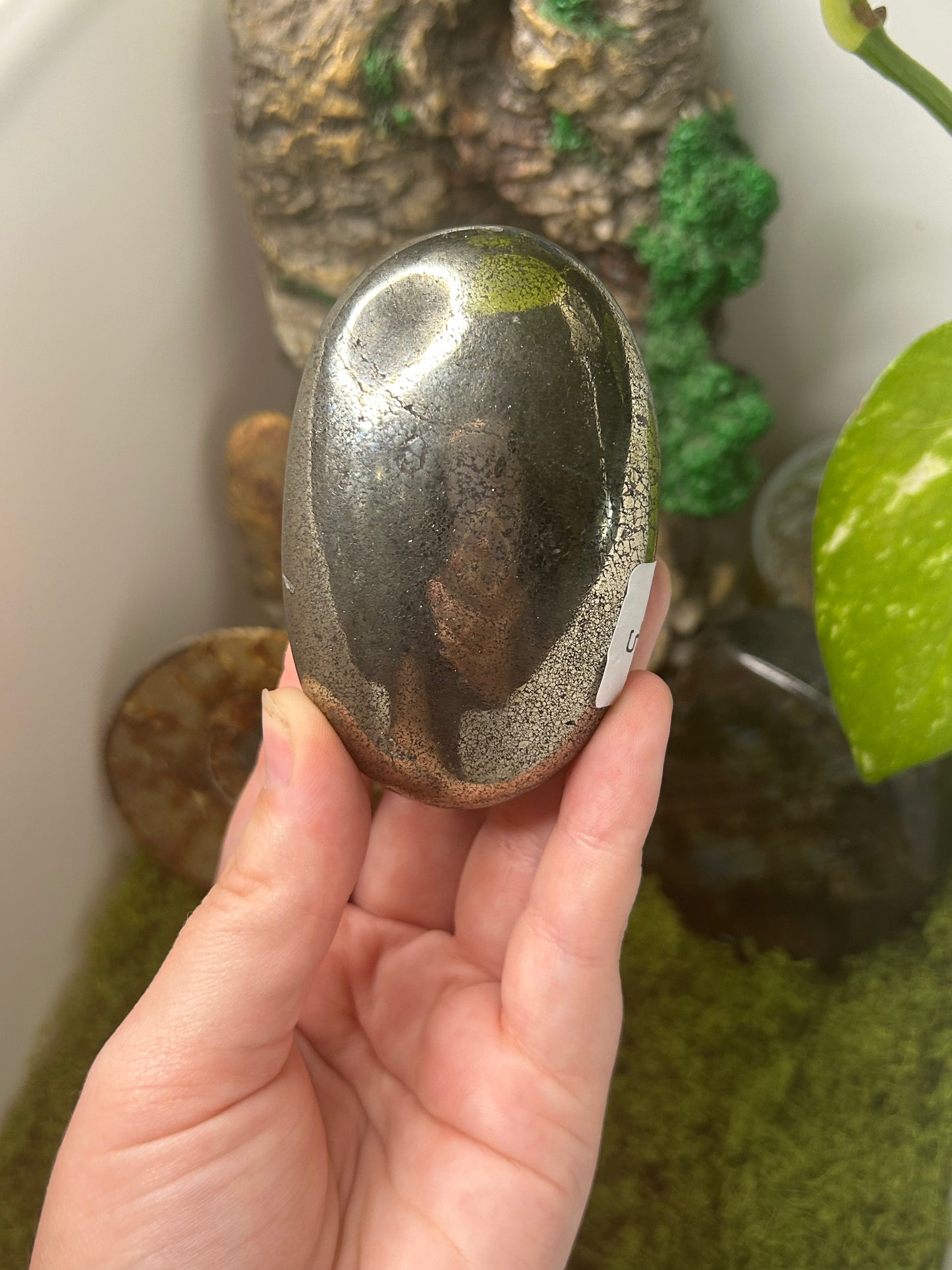 Pyrite Palm-Stones