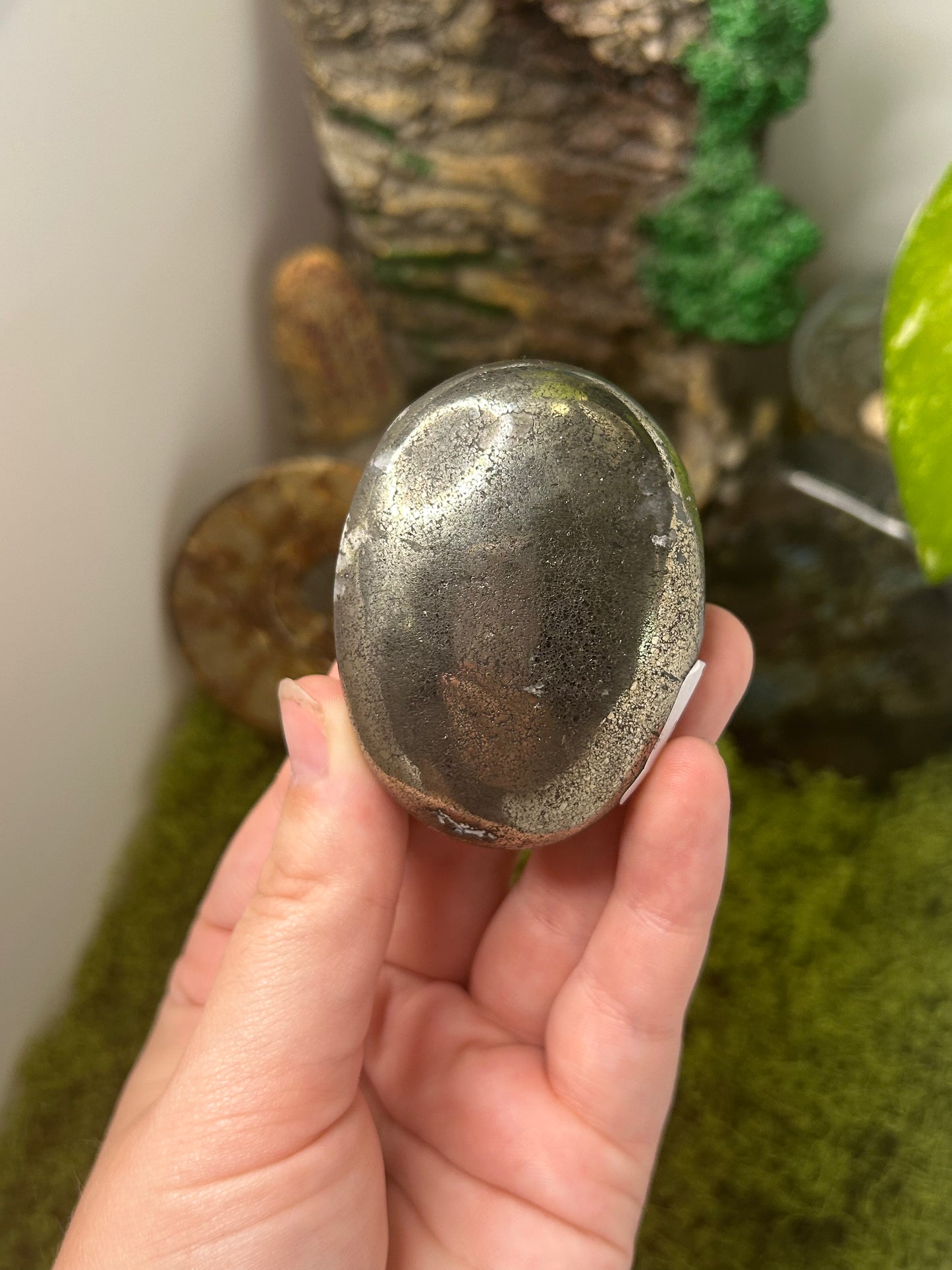 Pyrite Palm-Stones