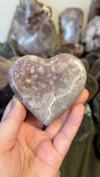 Pink Amethyst Heart #1