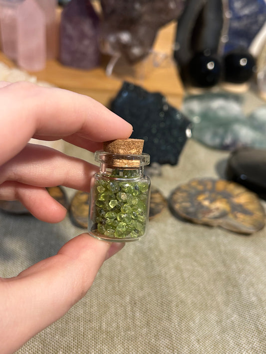 Peridot Chip Jars