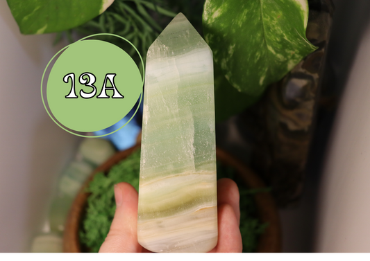 Pistachio Calcite Tower 13A