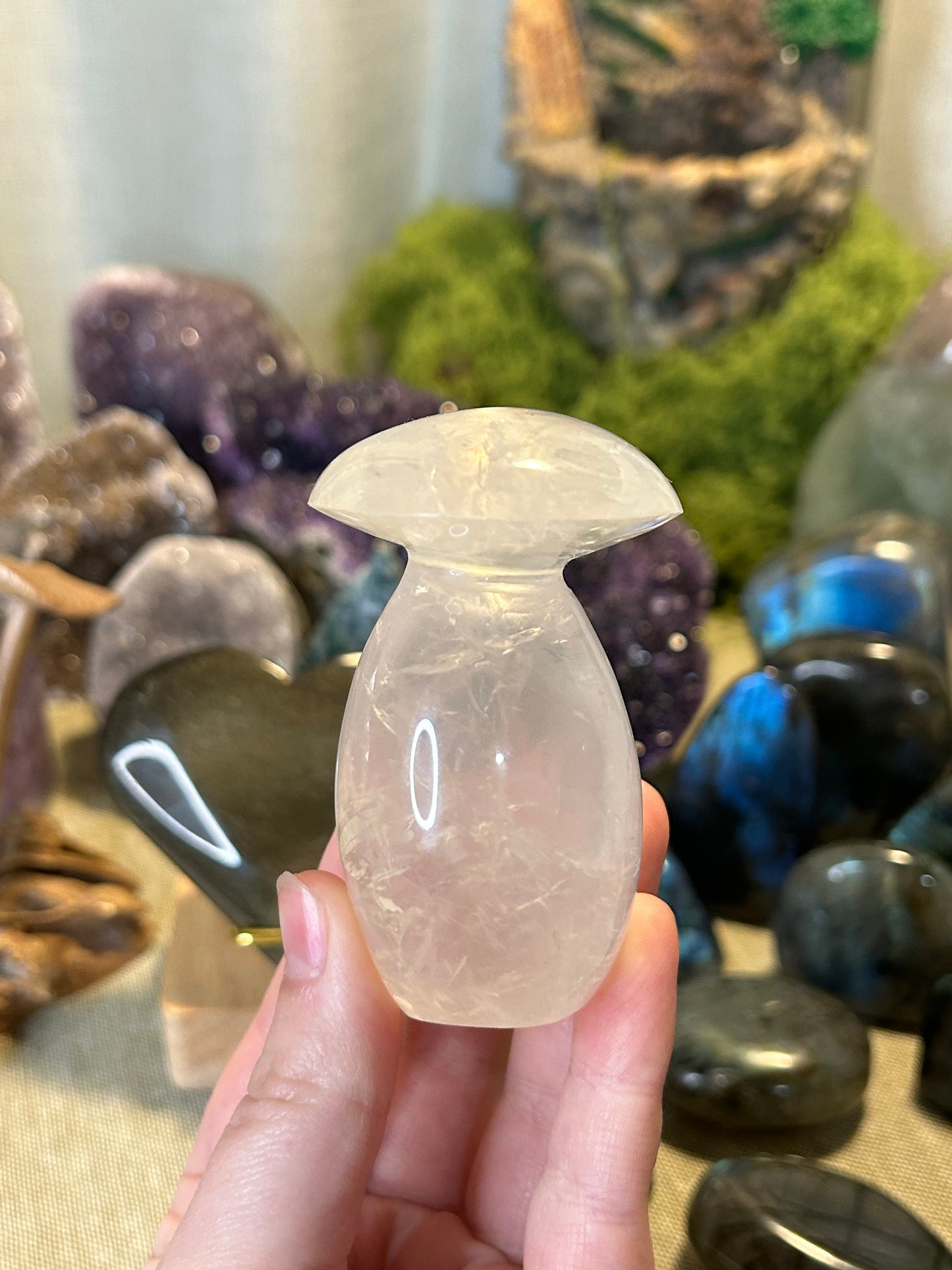 Girasol Quartz Mushroom