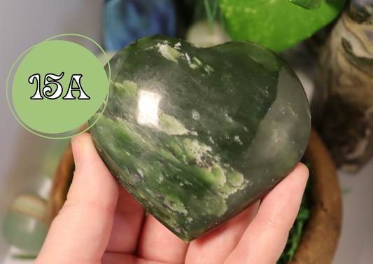 Nephrite Jade Heart