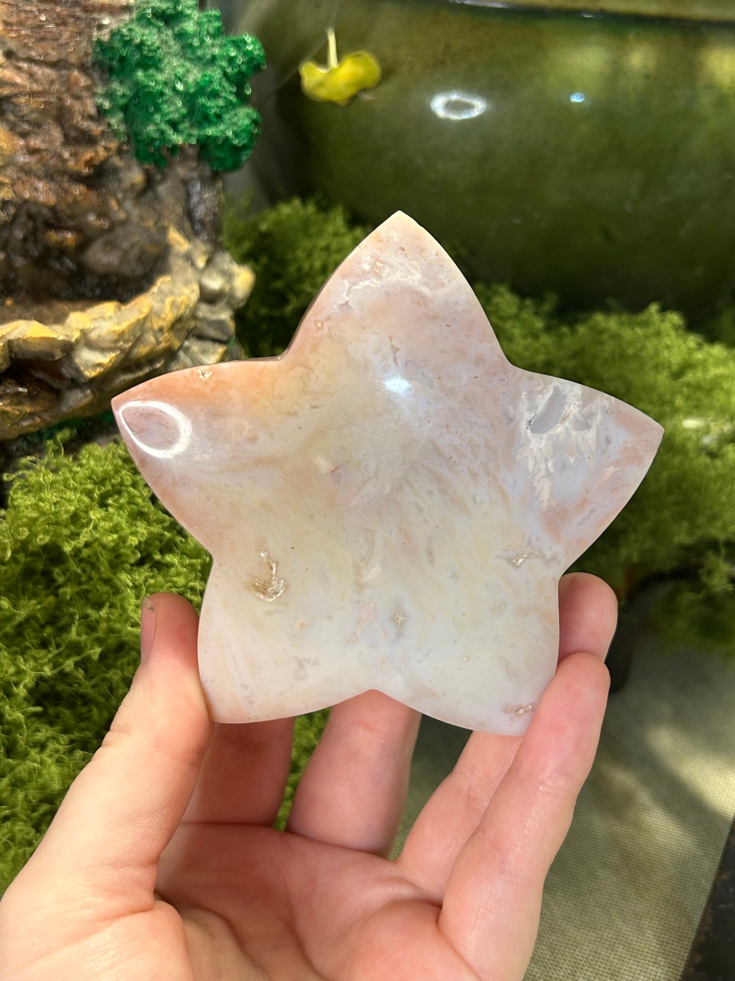 Pink Carnelian Stars