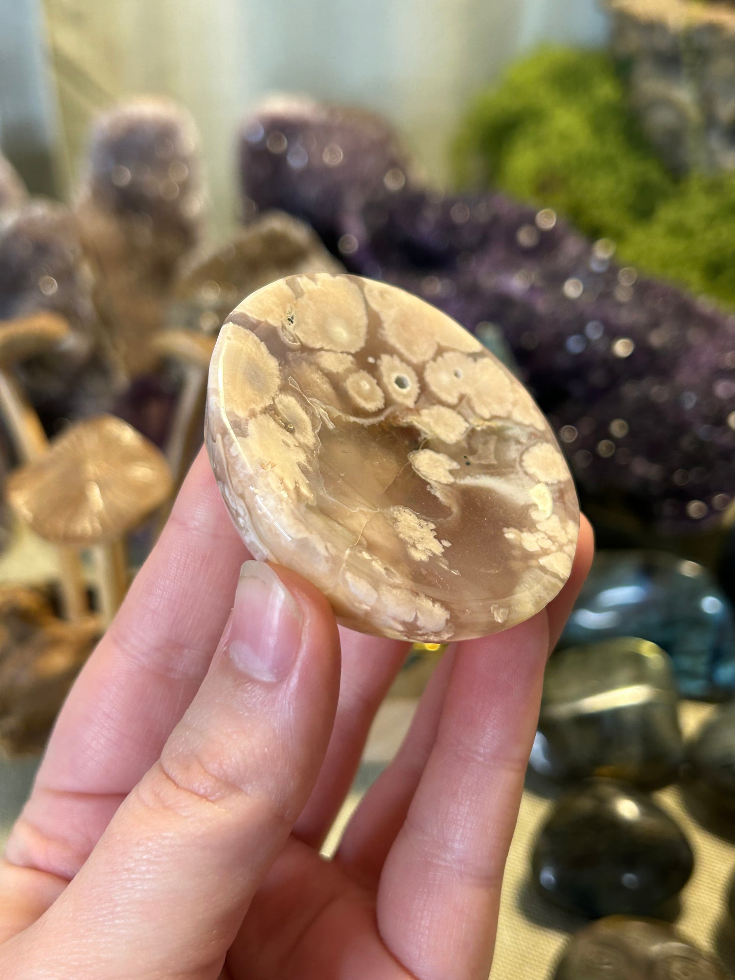 Flower Agate Ring Dishes