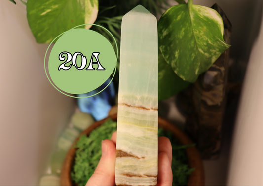 Pistachio Calcite Tower 20A