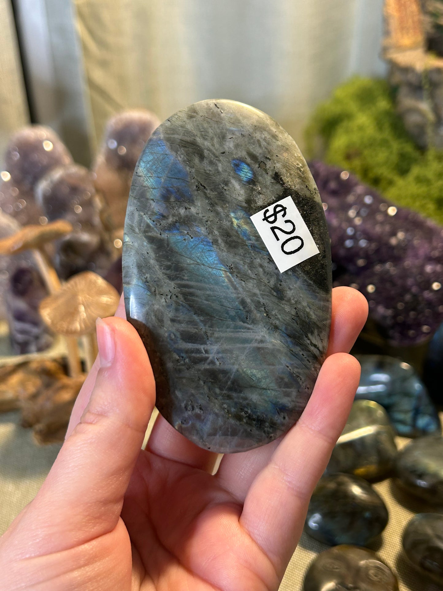 Labradorite Large Palm 20