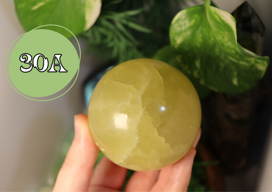 Lemon Calcite Sphere