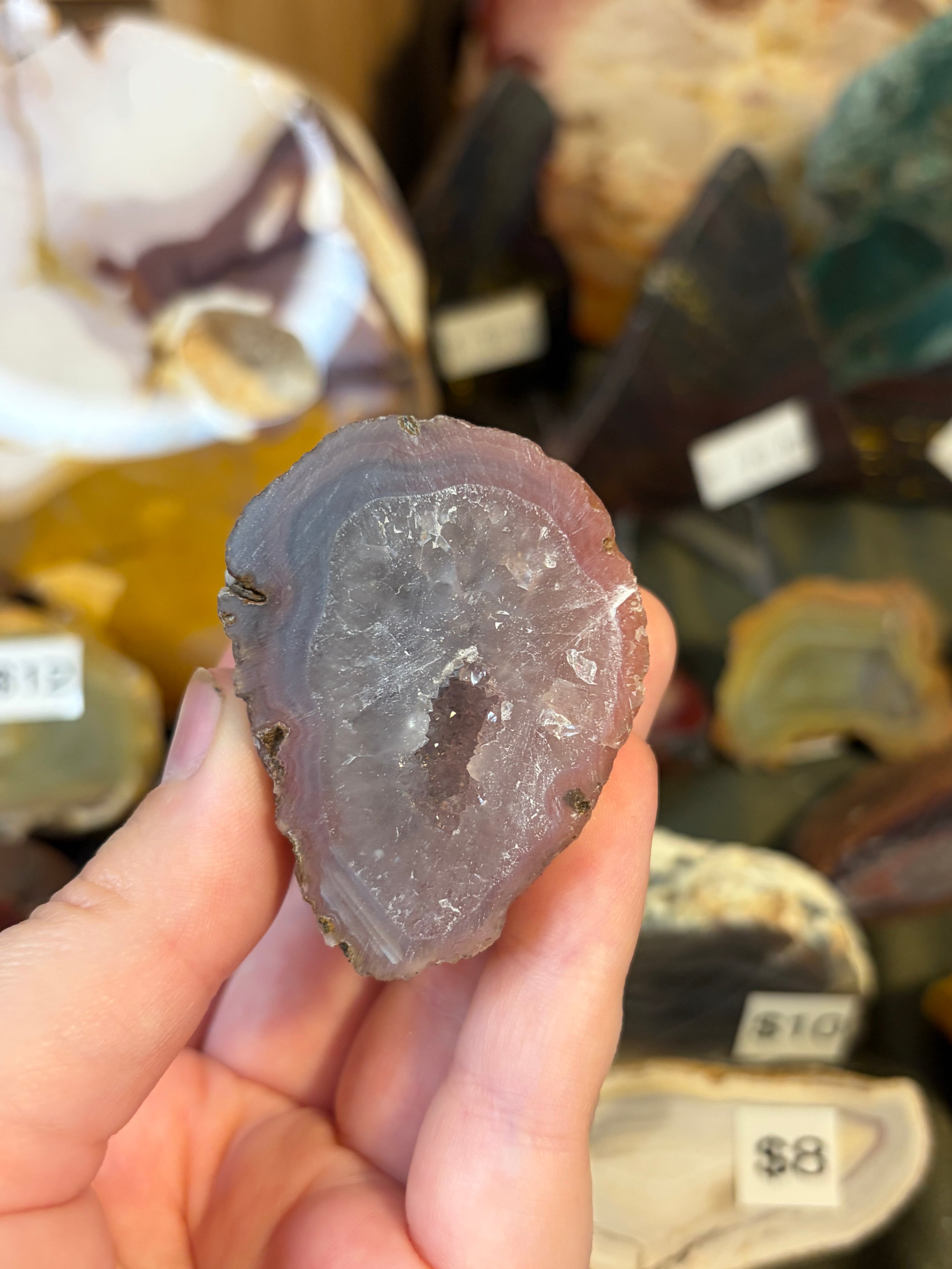 Unpolished Agate Creek Geode 8