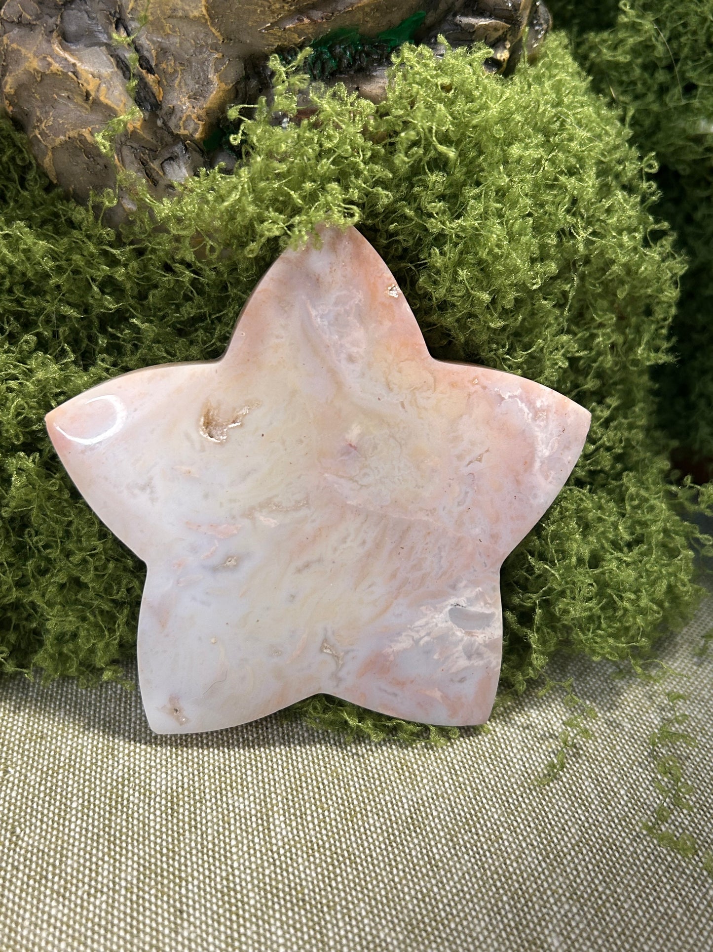 Pink Carnelian Stars