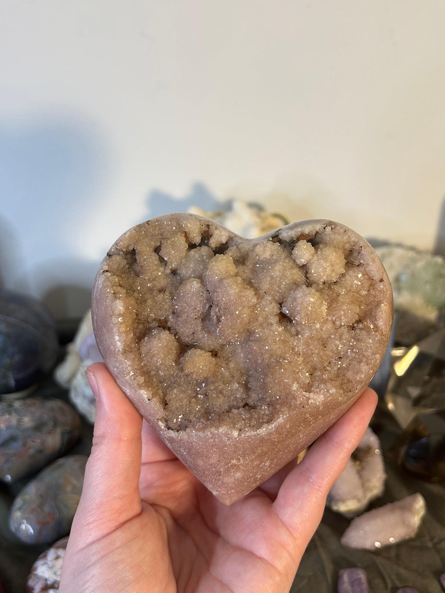 Pink Amethyst Heart A