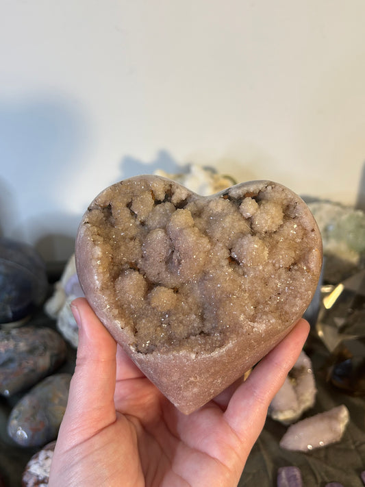 Pink Amethyst Heart A