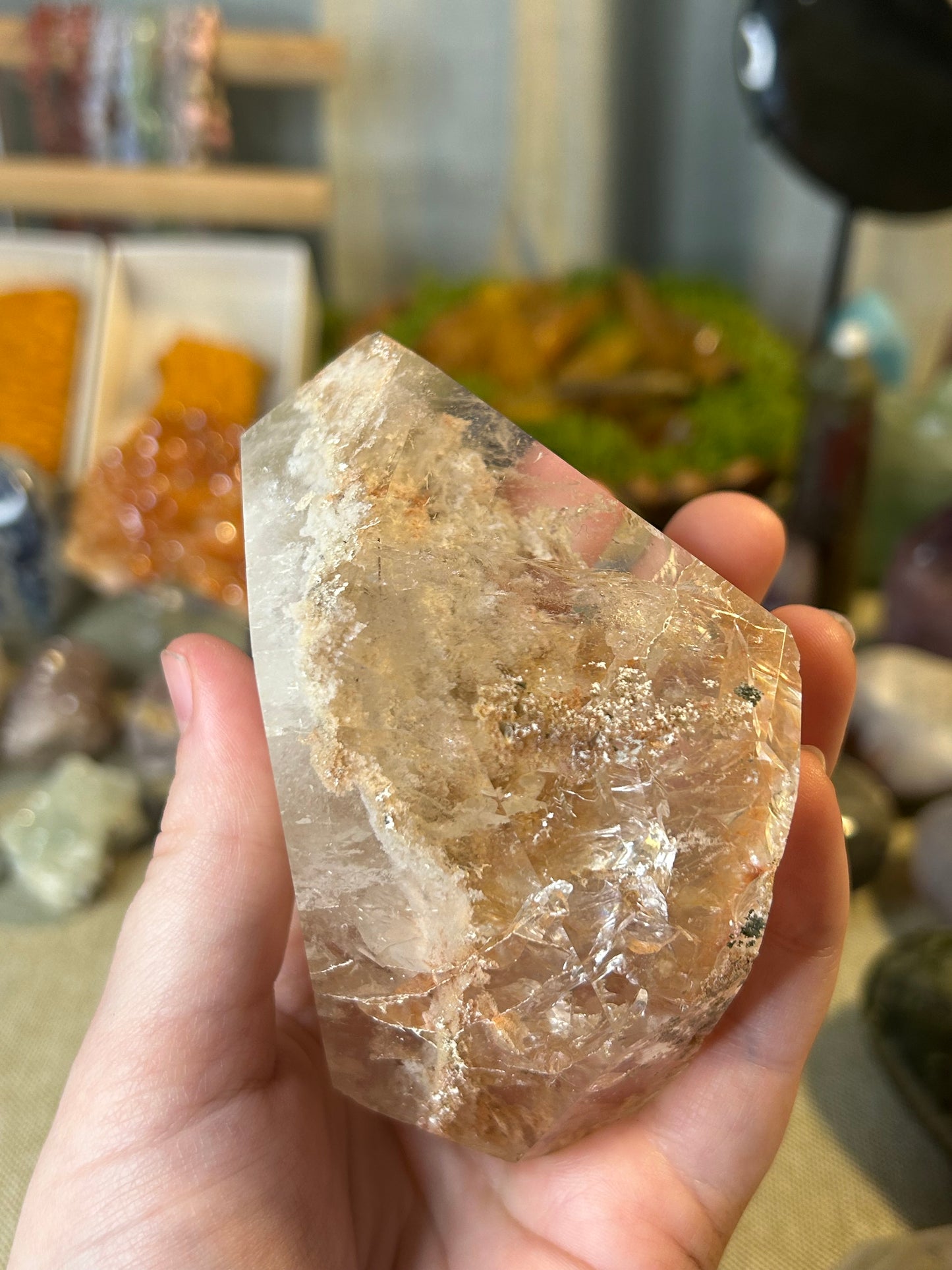 Included Quartz Freeform