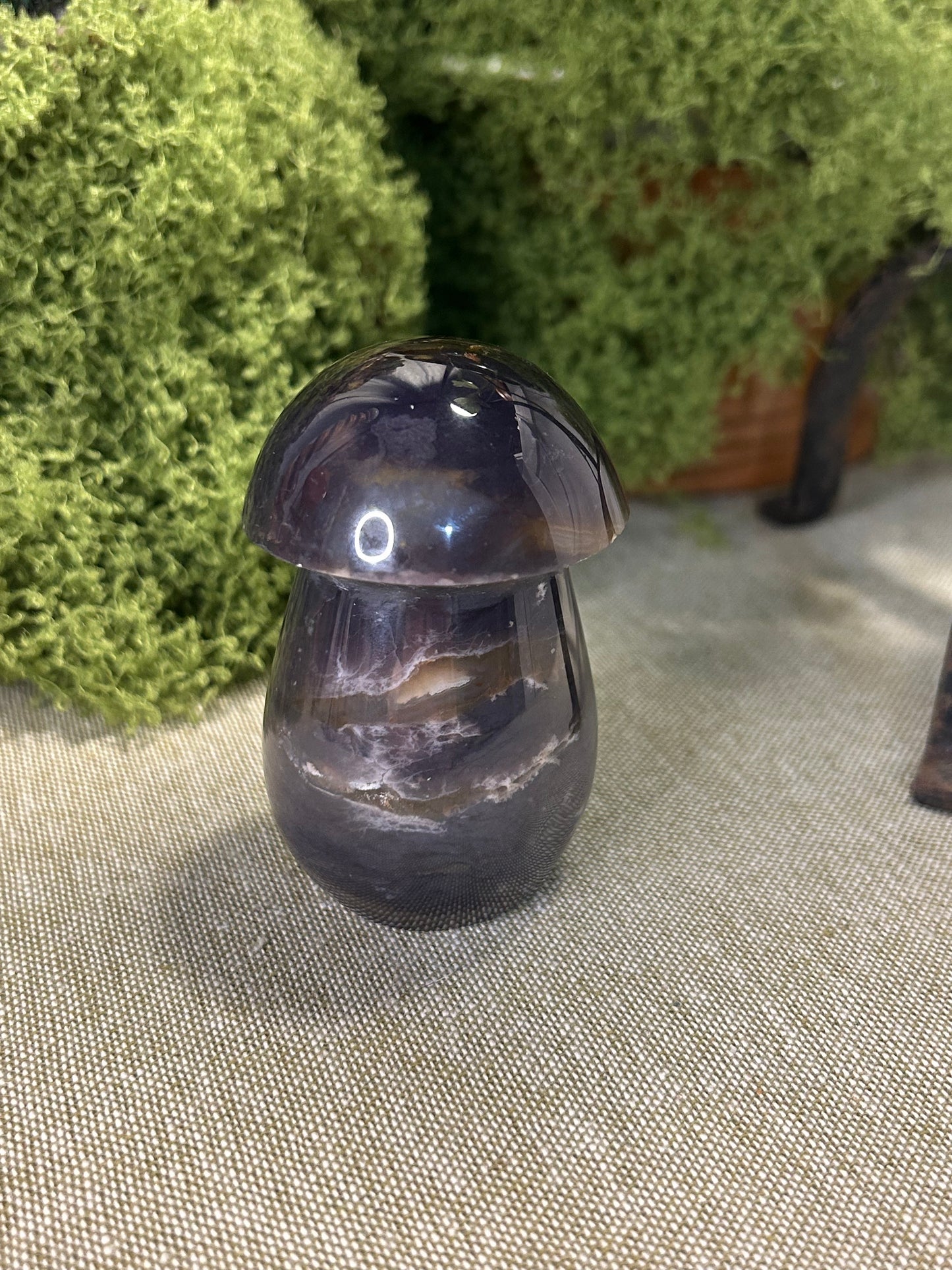 Purple Chalcedony Mushroom