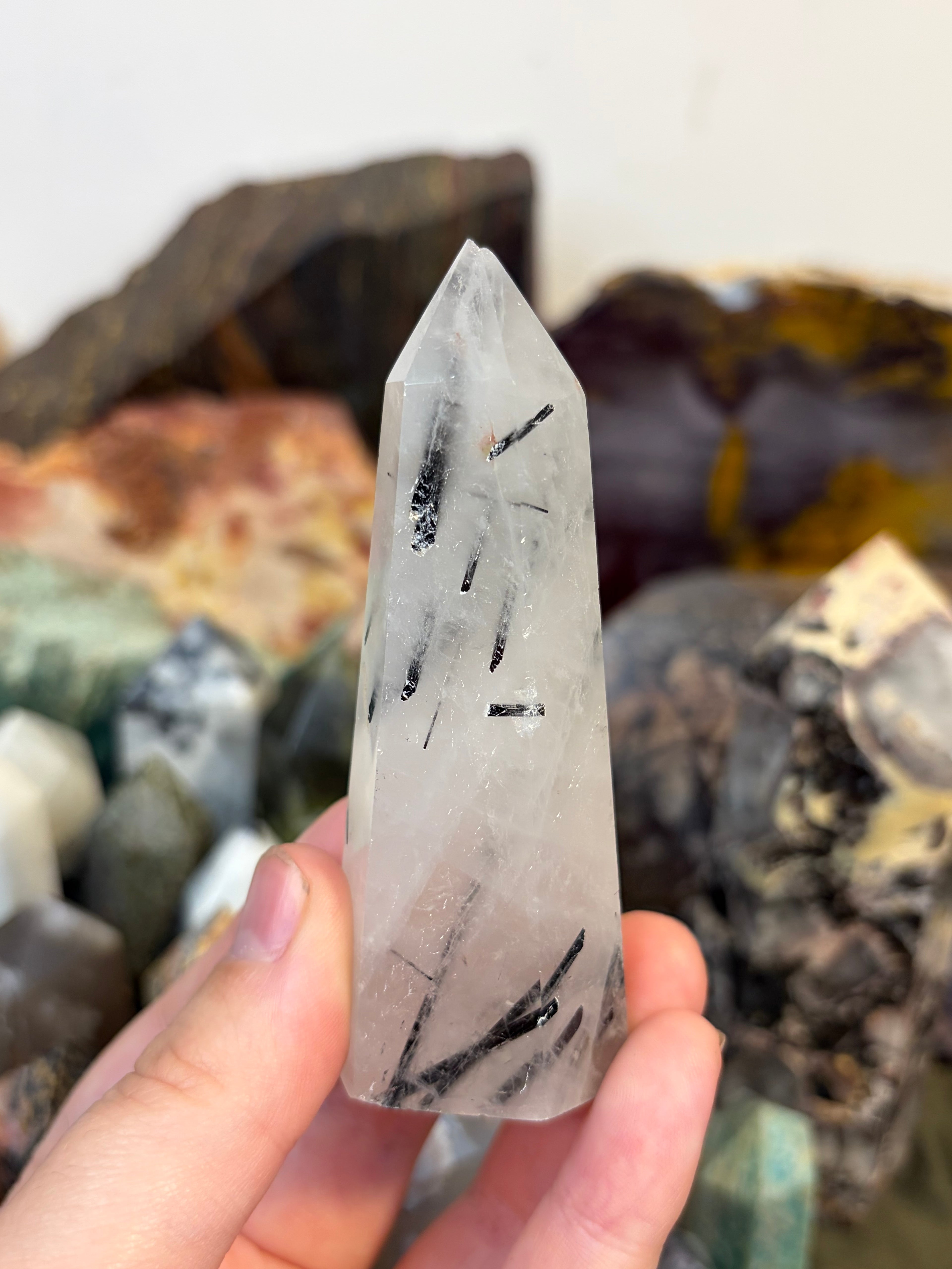 Tourmaline in Quartz Tower