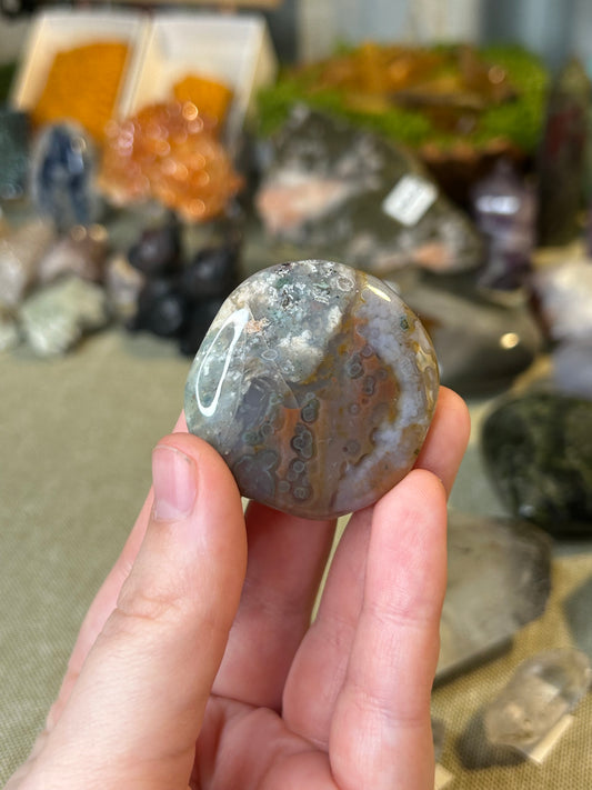 Ocean Jasper Flat Stone A