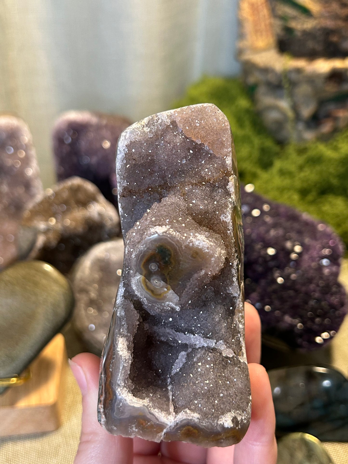 Rainbow Amethyst Cutbase C