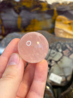 Star Rose Quartz Spheres