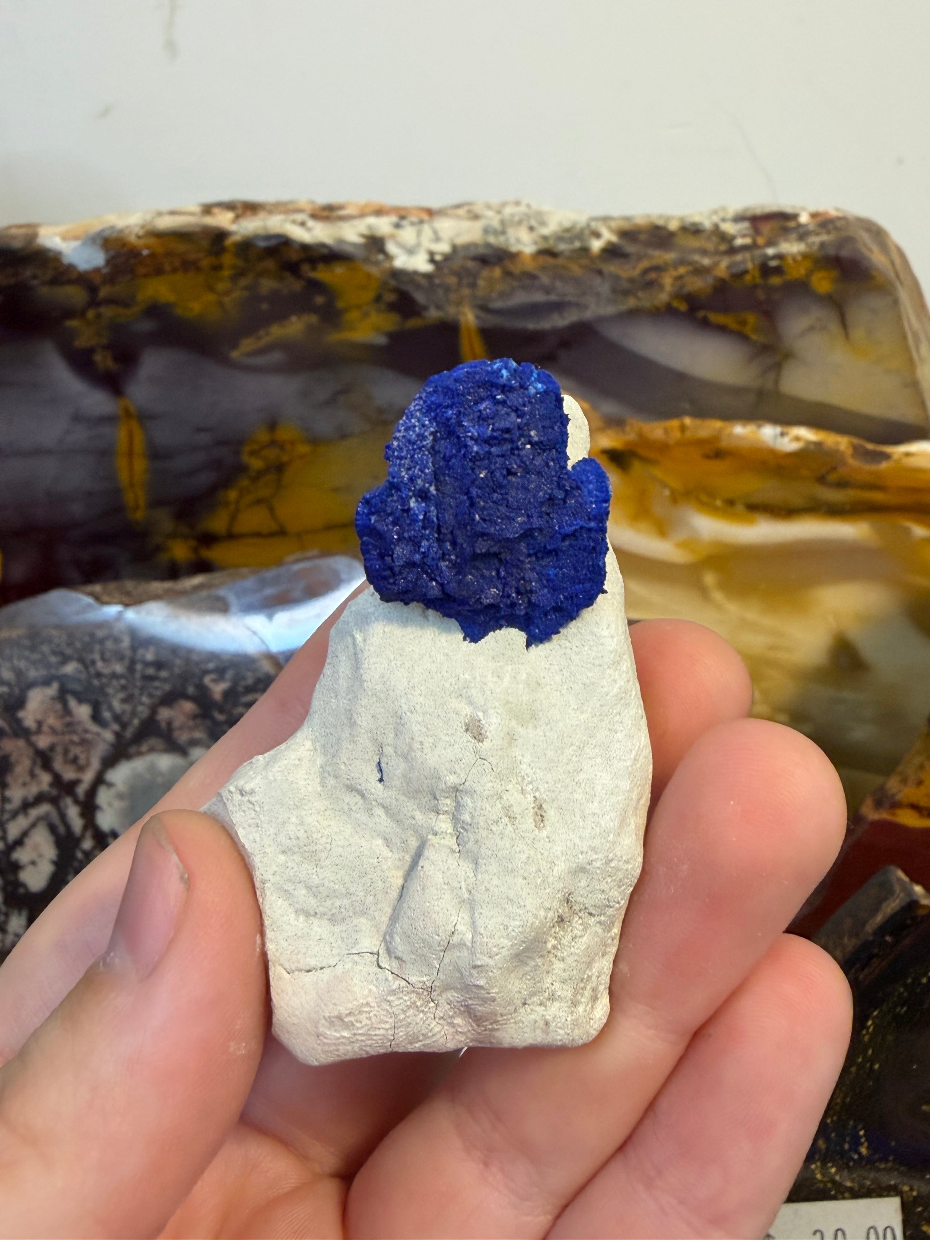 NT Azurite on Kaolinised Siltstone 2