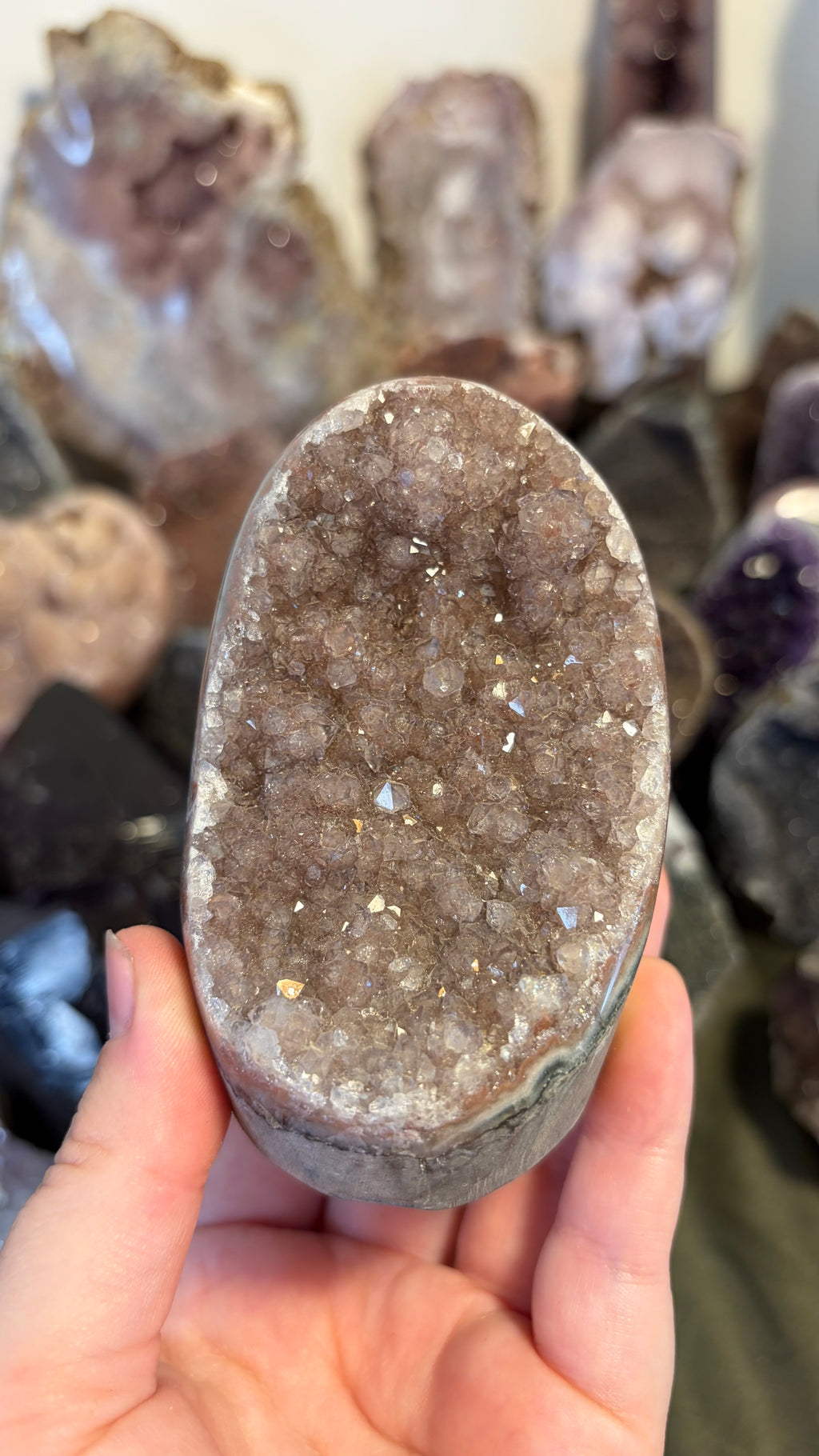 Rainbow Amethyst Cutbase #2