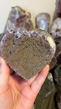 Rainbow Amethyst Heart #2
