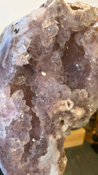 Pink Amethyst On Stand #1