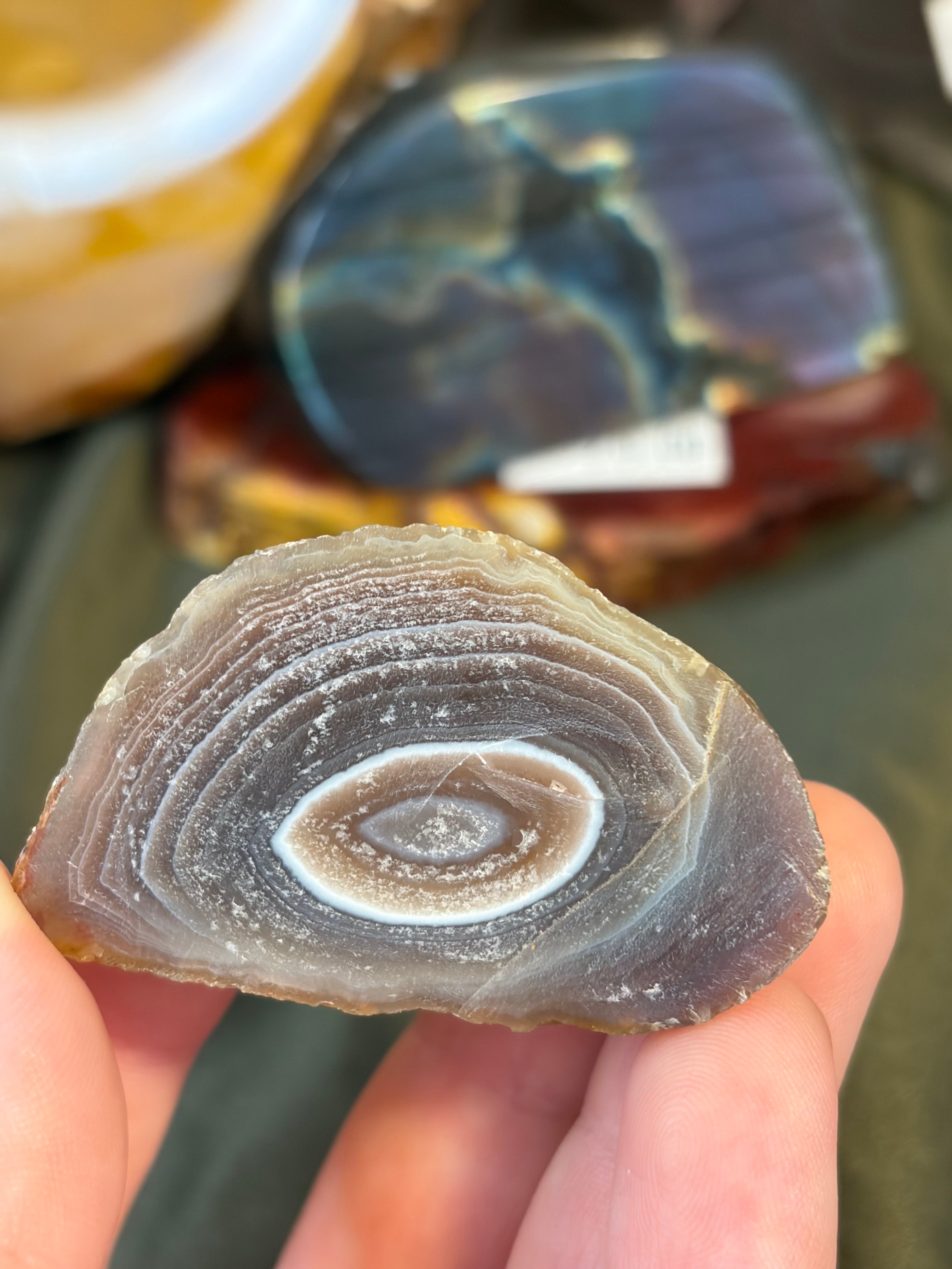 Unpolished Laguna Agate Geode 7