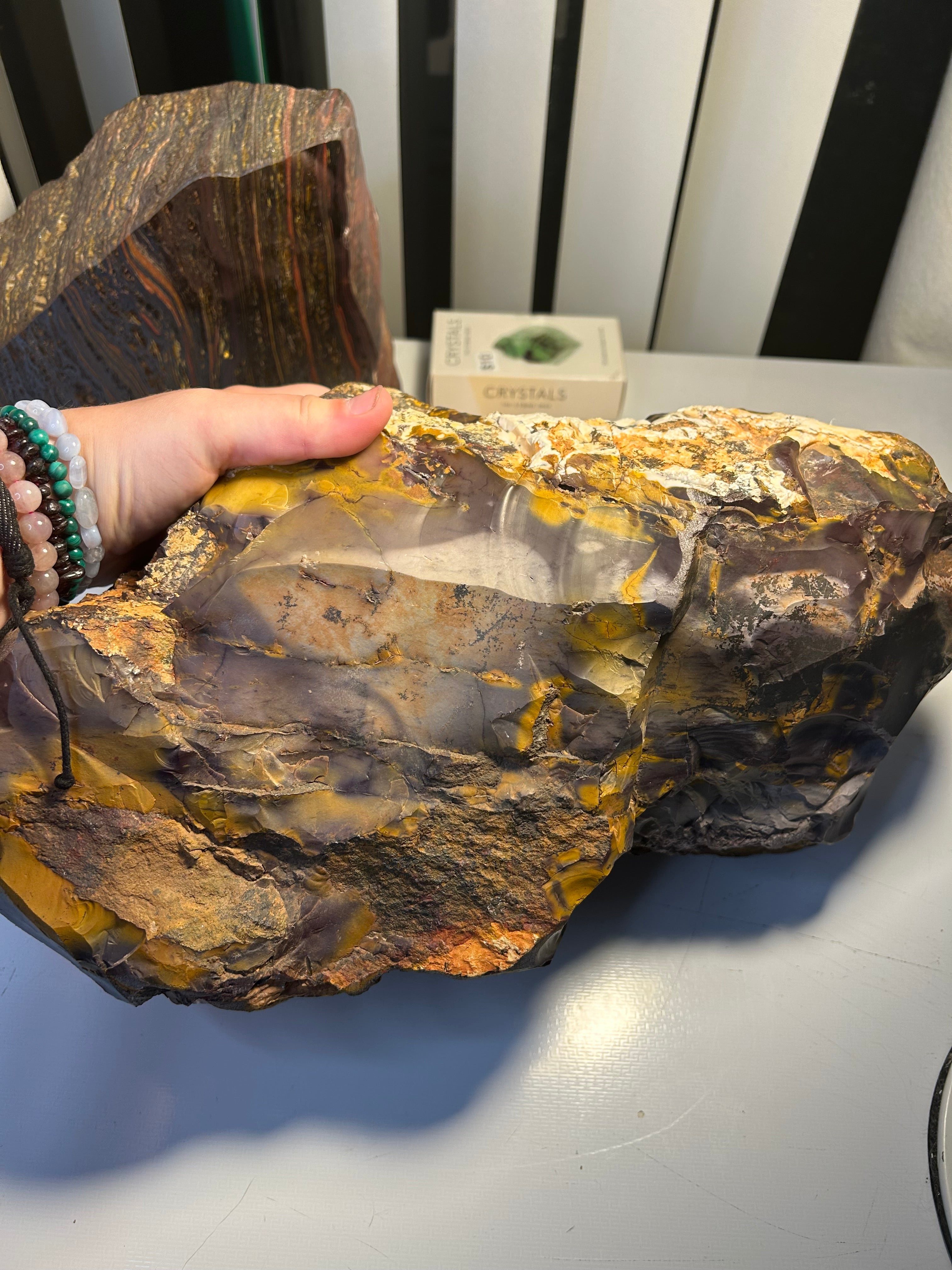 Large Mookaite Half-Raw Slab