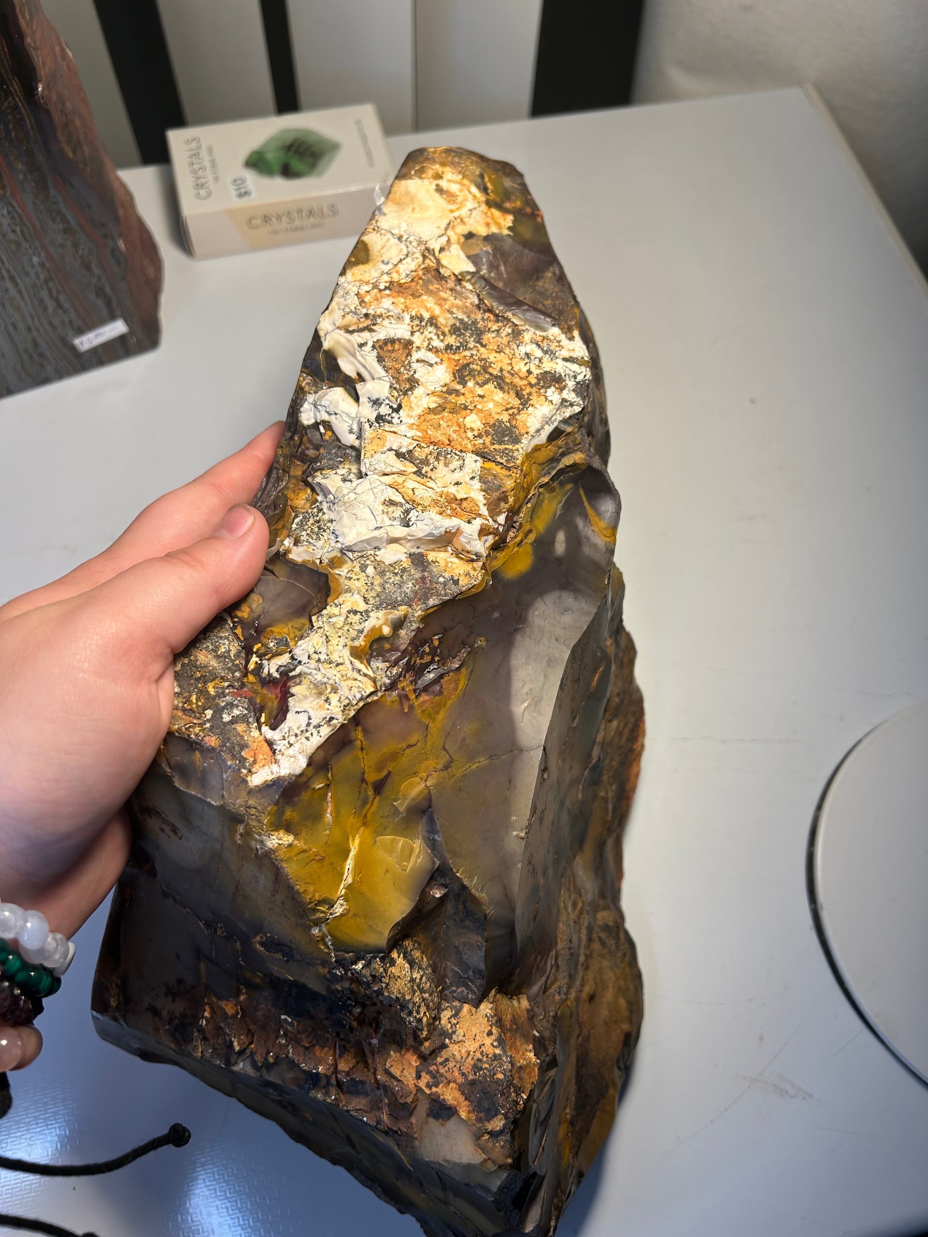 Large Mookaite Half-Raw Slab