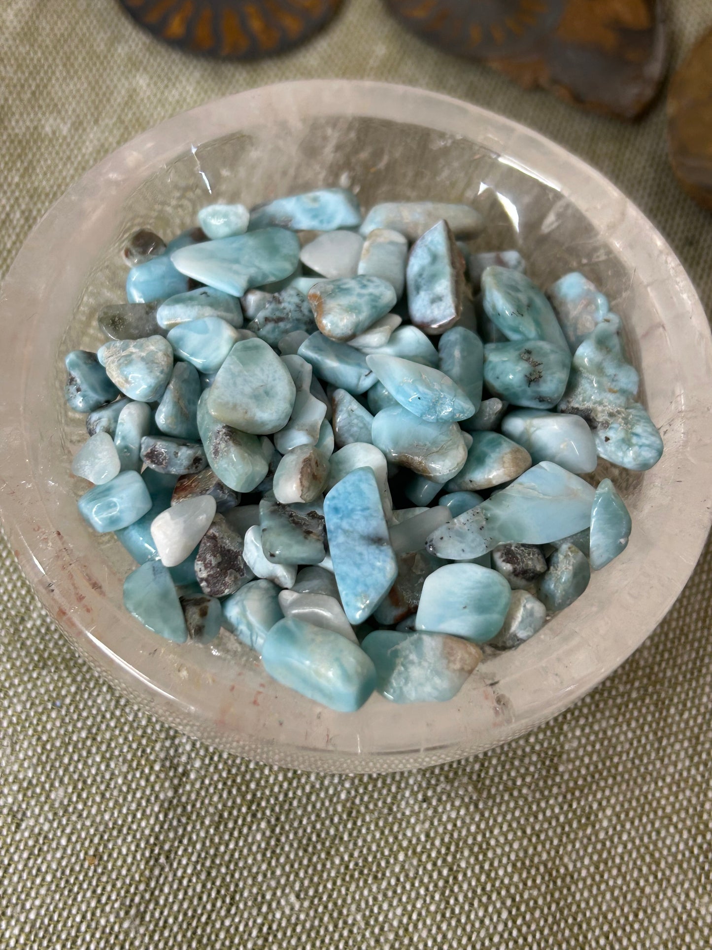 Larimar Chip Jars