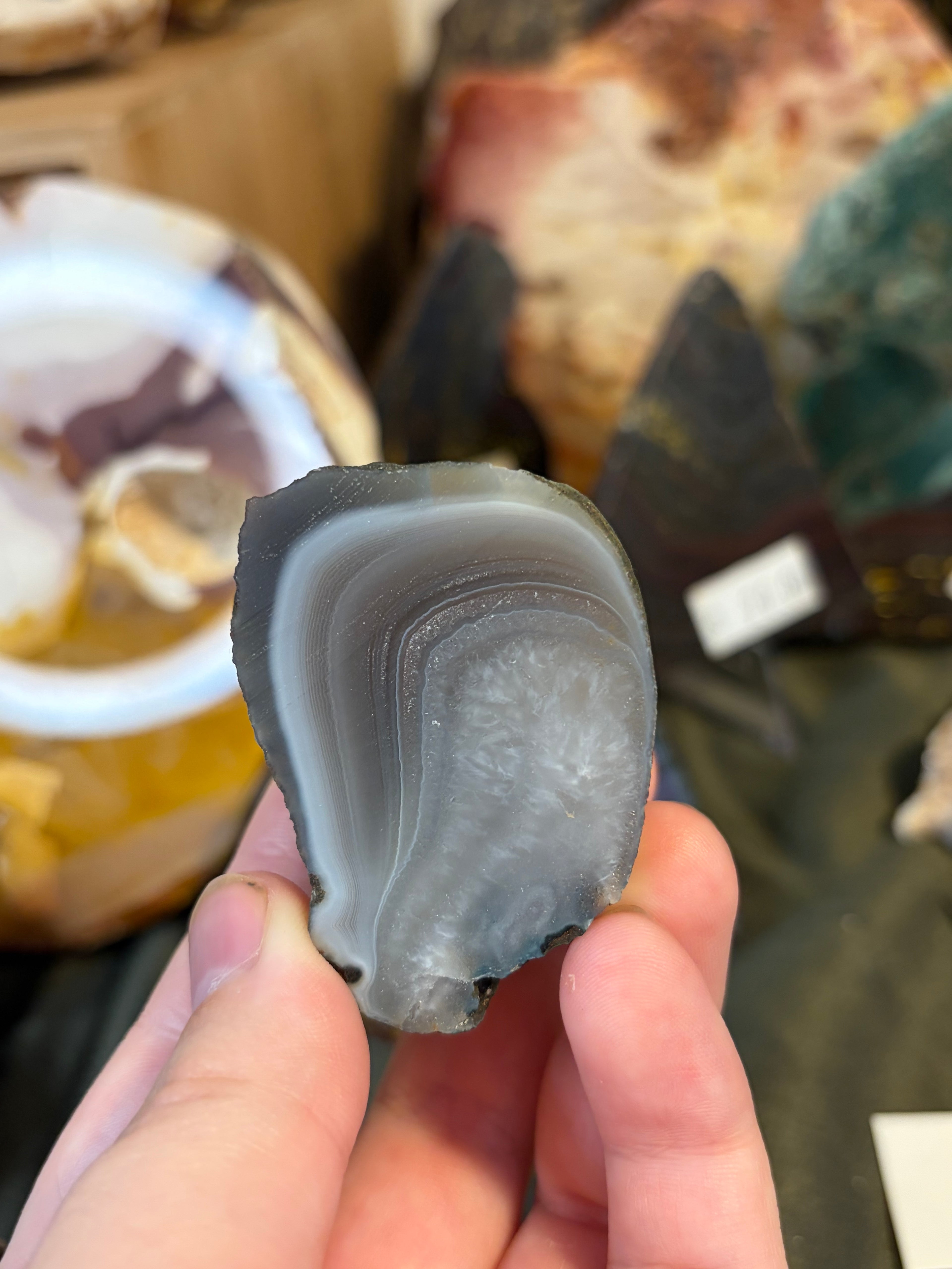 Unpolished Laguna Agate Geode 6