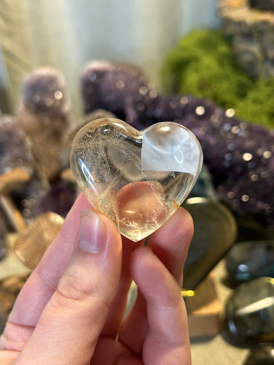 Clear Quartz Heart 12a