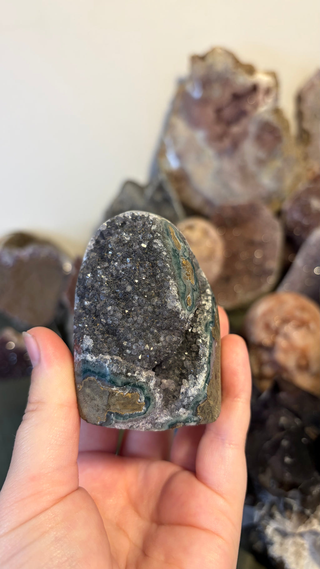 Rainbow Amethyst Cutbase #7
