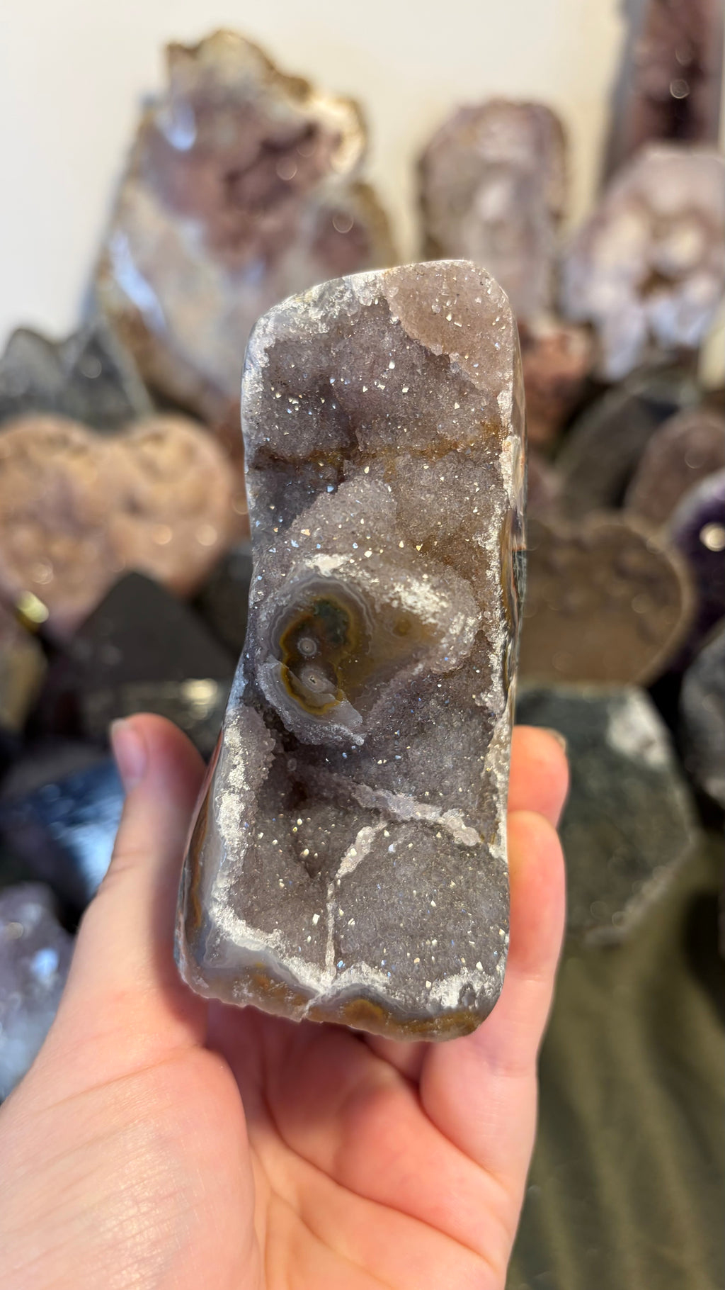 Rainbow Amethyst Cutbase #4