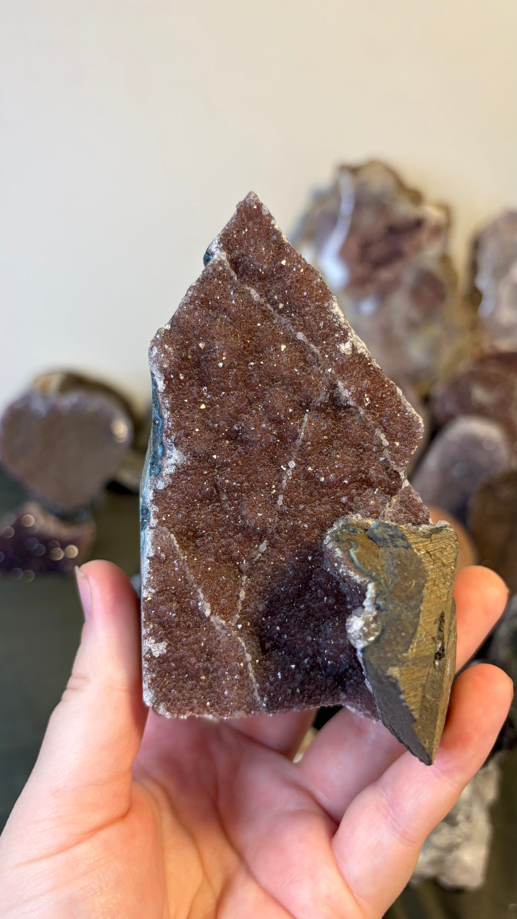 Rainbow Amethyst Cutbase #8