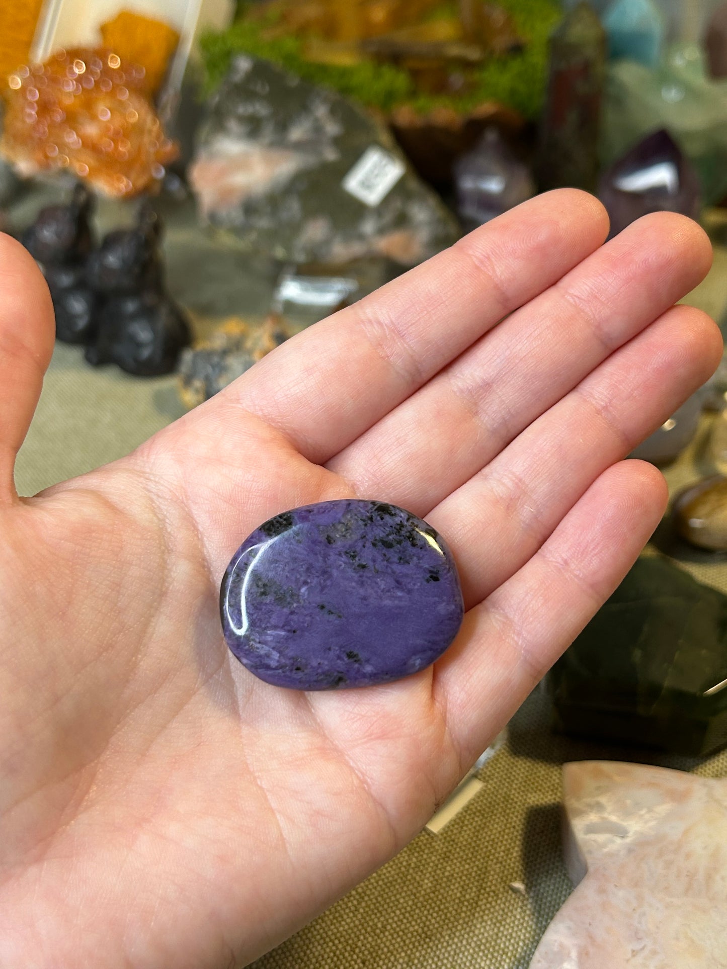 Charoite Palm 3 (AAA Grade)