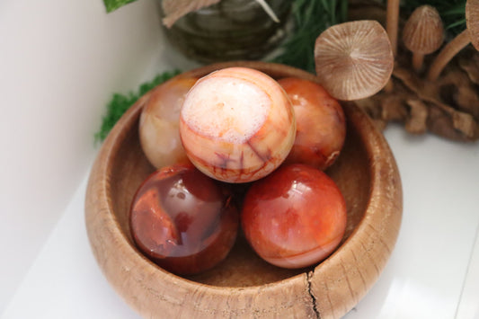 Carnelian Spheres