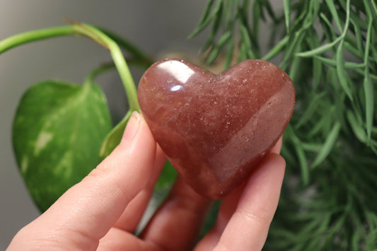 Strawberry Quartz Heart