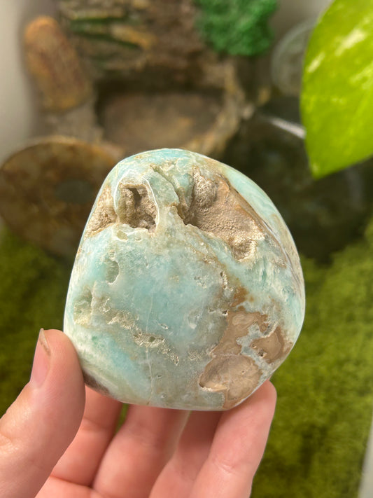 Blue Aragonite Freeform 1