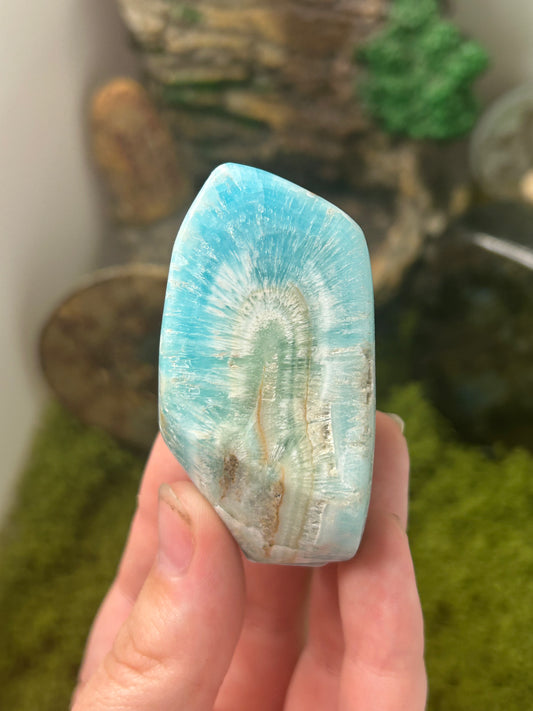 Blue Aragonite Freeform 5 (High Quality)