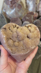 Pink Amethyst Heart #2