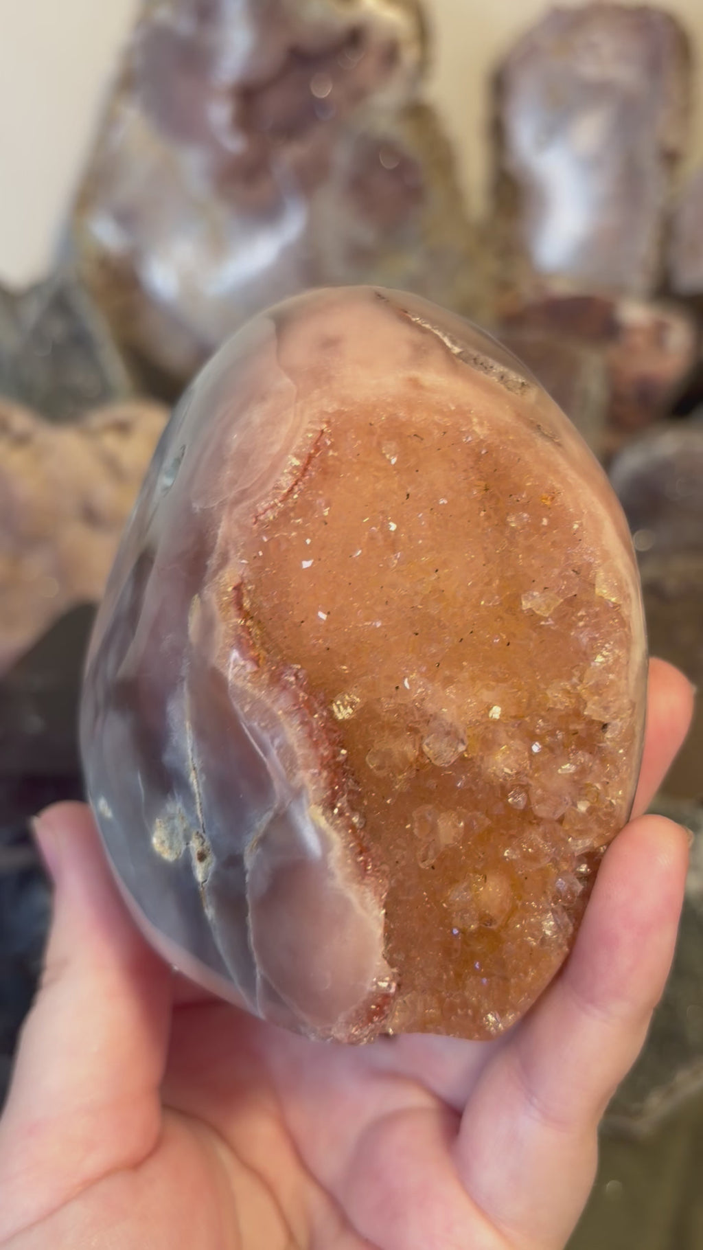 Pink Amethyst Cutbase #1