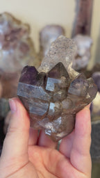 Elestial Amethyst w/ Lepidochrosite (one off piece)