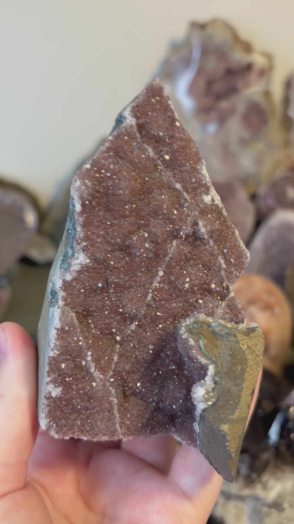 Rainbow Amethyst Cutbase #8
